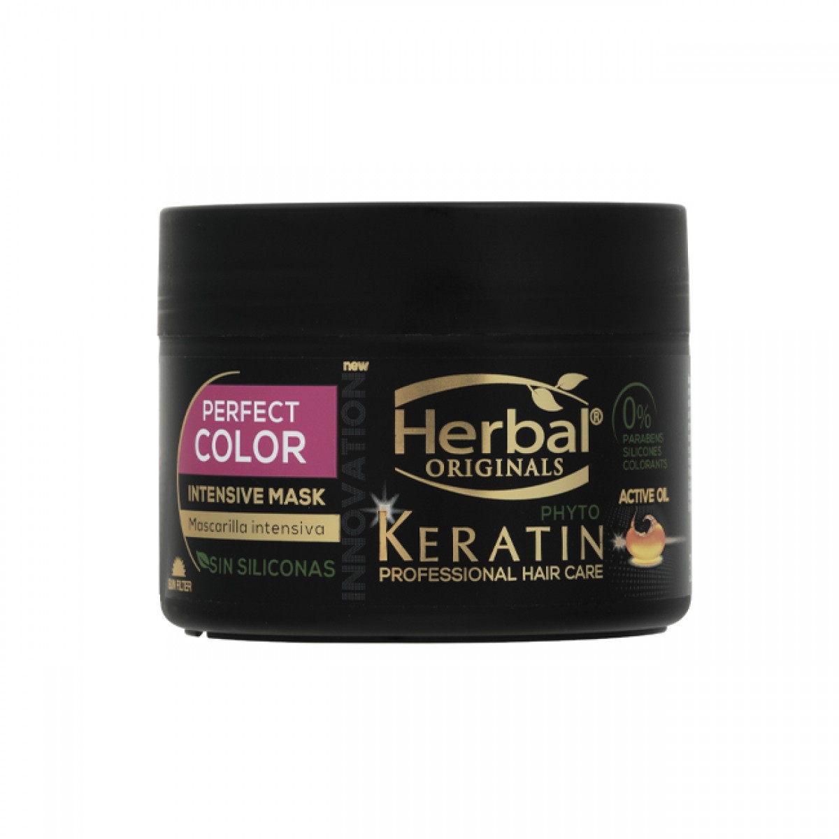 HERBAL PHYTO KERATIN COLOR INTENSIVE MASK  ΜΕ ACTIVE OIL 300 ml