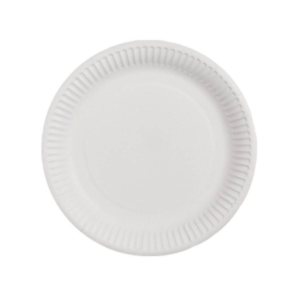Round White Paper Plate FSC® Ø18 cm. (10 pieces)