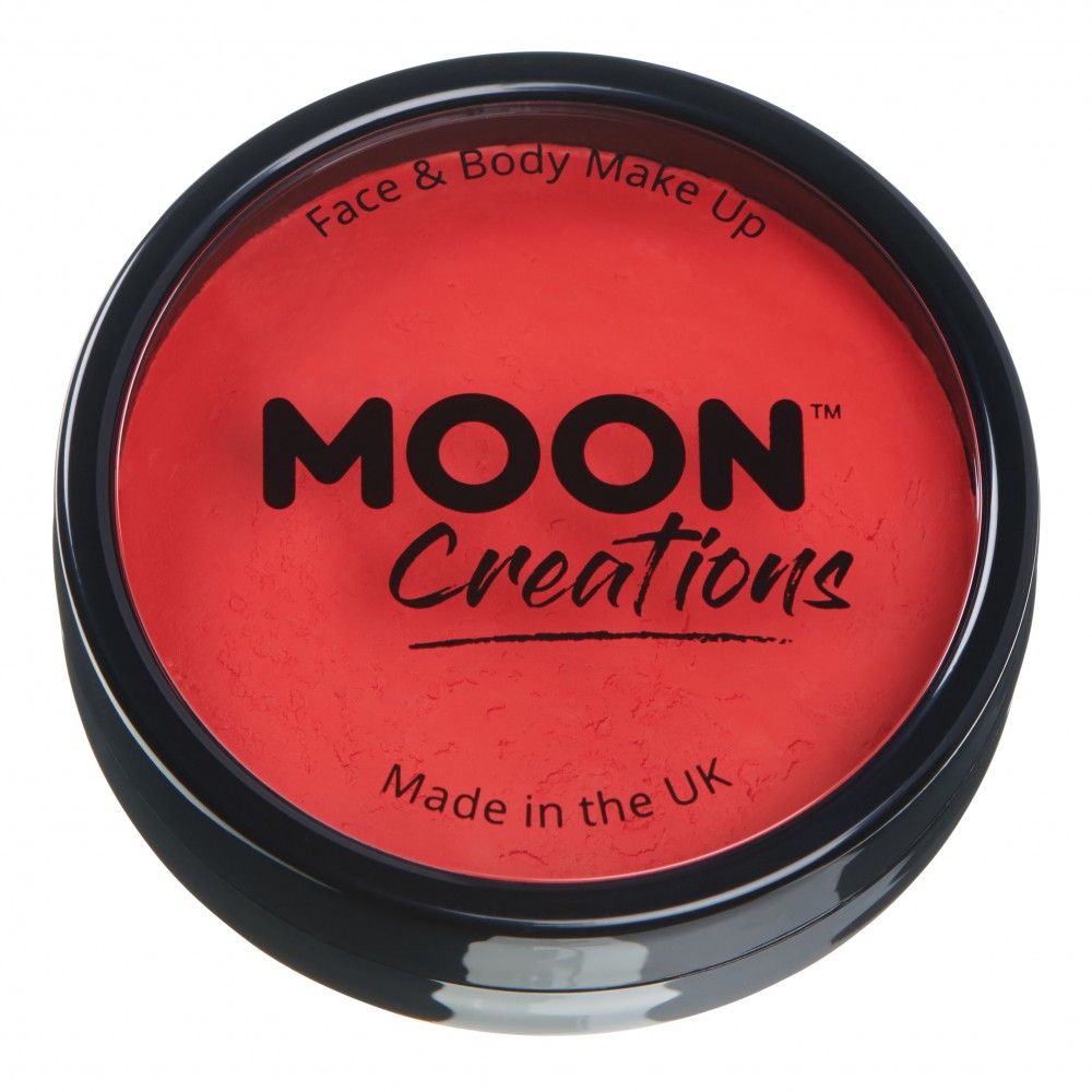 MOON CREATIONS C1 FACE & BODY CAKE MAKEUP BRIGHT RED 36g