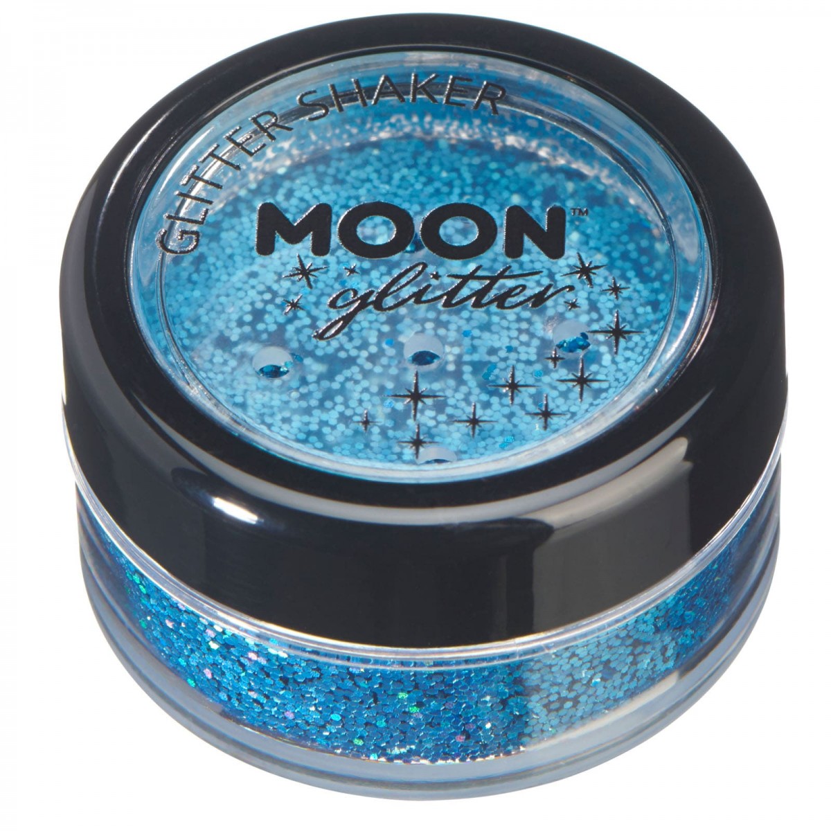MOON CREATIONS G16 HOLOGRAPHIC GLITTER SHAKER BLUE 5g