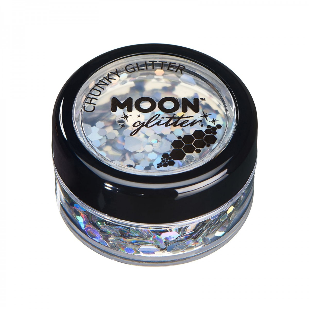 MOON CREATIONS G4 HOLOGRAPHIC CHUNKY GLITTER SILVER 3g
