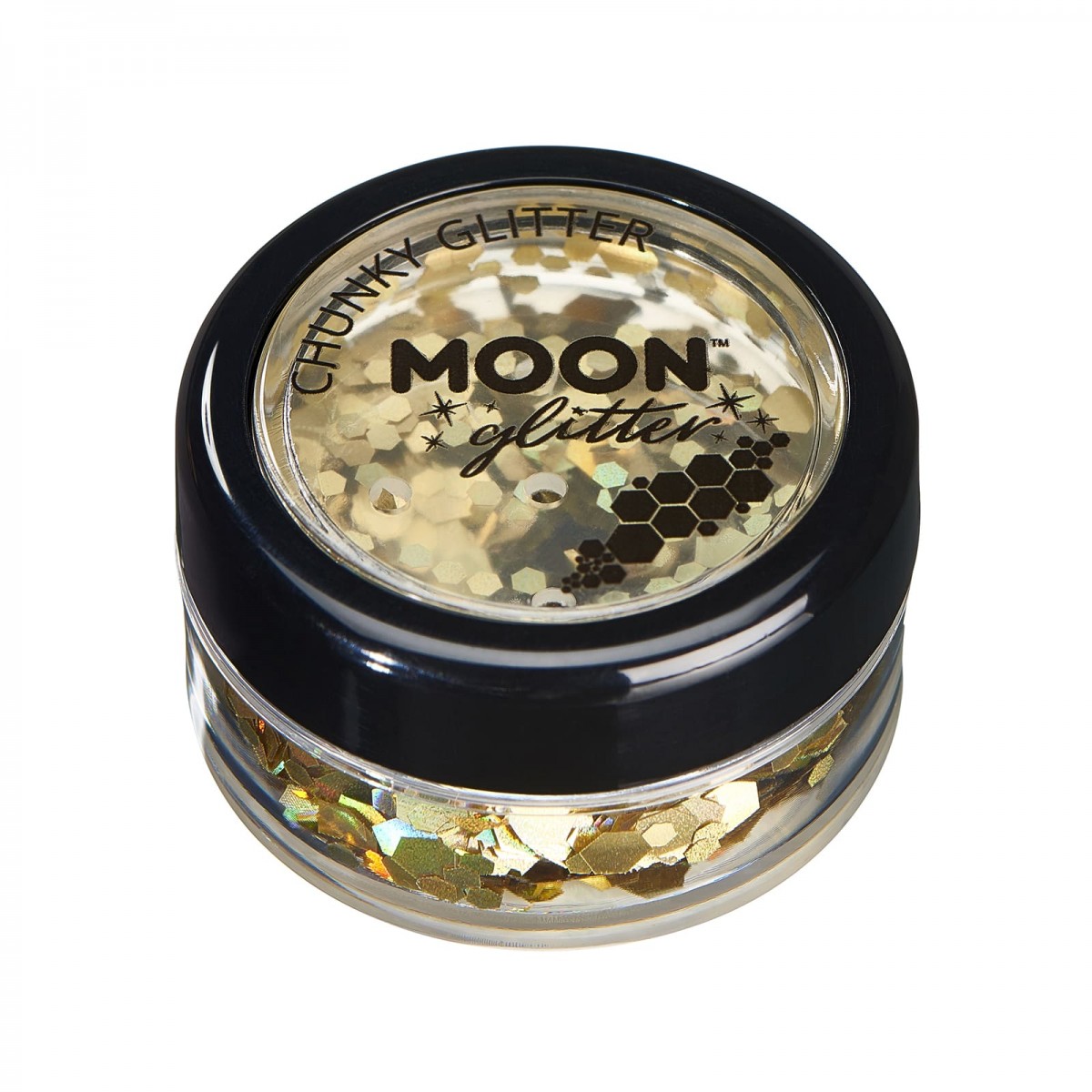 MOON CREATIONS G4 HOLOGRAPHIC CHUNKY GLITTER GOLD 3g