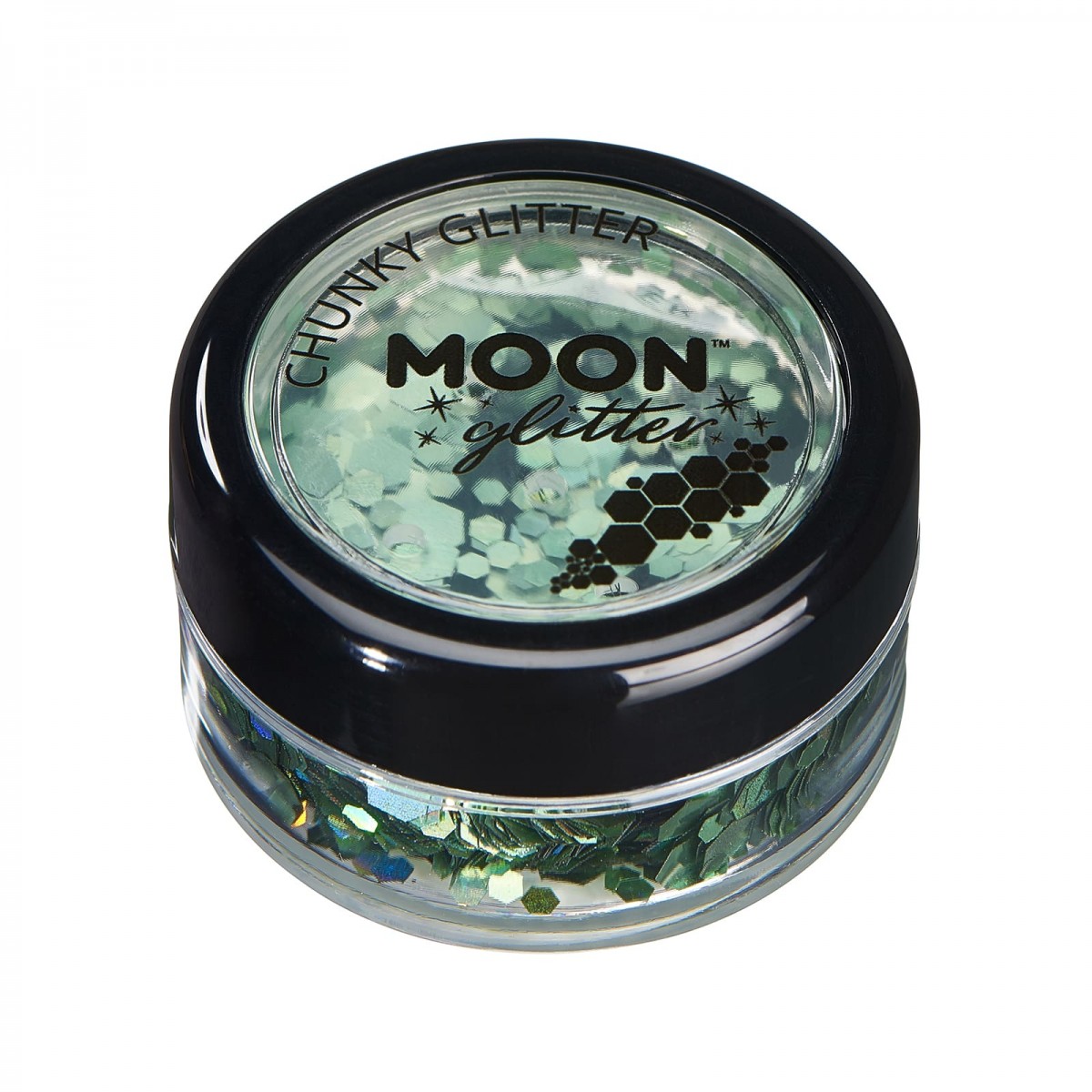 MOON CREATIONS G4 HOLOGRAPHIC CHUNKY GLITTER GREEN 3g