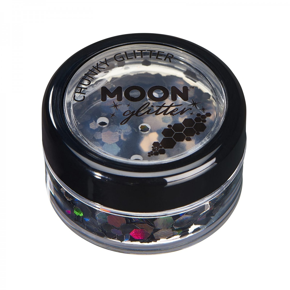 MOON CREATIONS G4 HOLOGRAPHIC CHUNKY GLITTER BLACK 3g