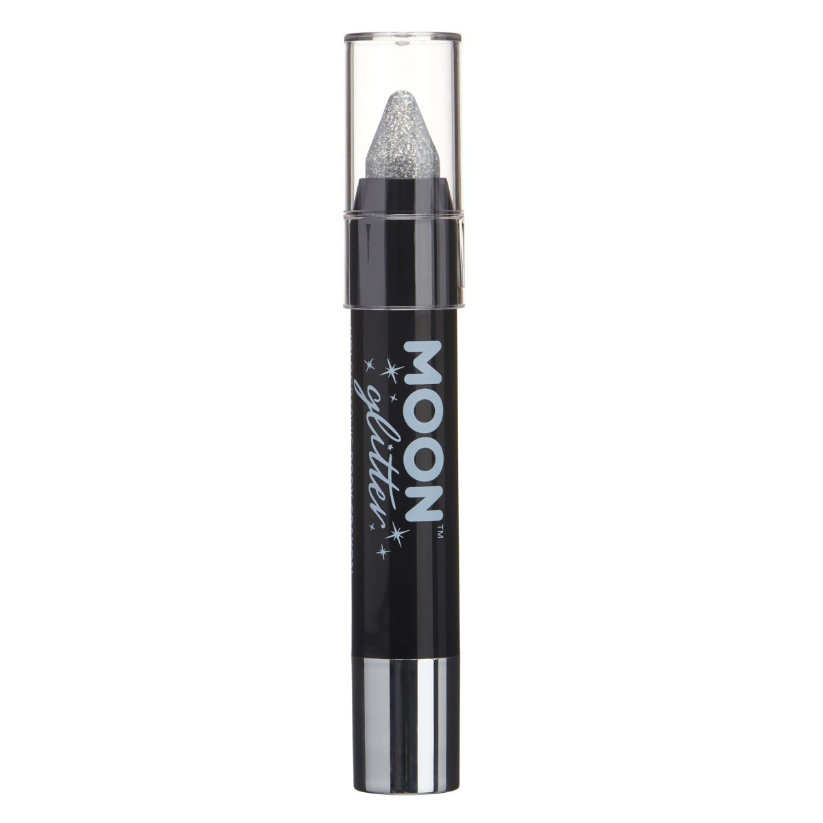MOON CREATIONS G2 HOLOGRAPHIC GLITTER FACE & BODY CRAYON SILVER 3.2g