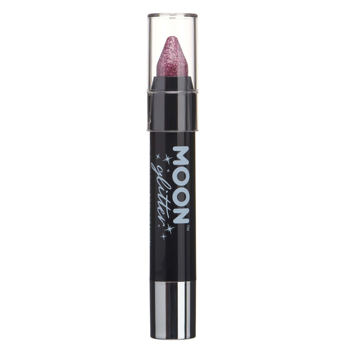 MOON CREATIONS G2 HOLOGRAPHIC GLITTER FACE & BODY CRAYON PINK 3.2g