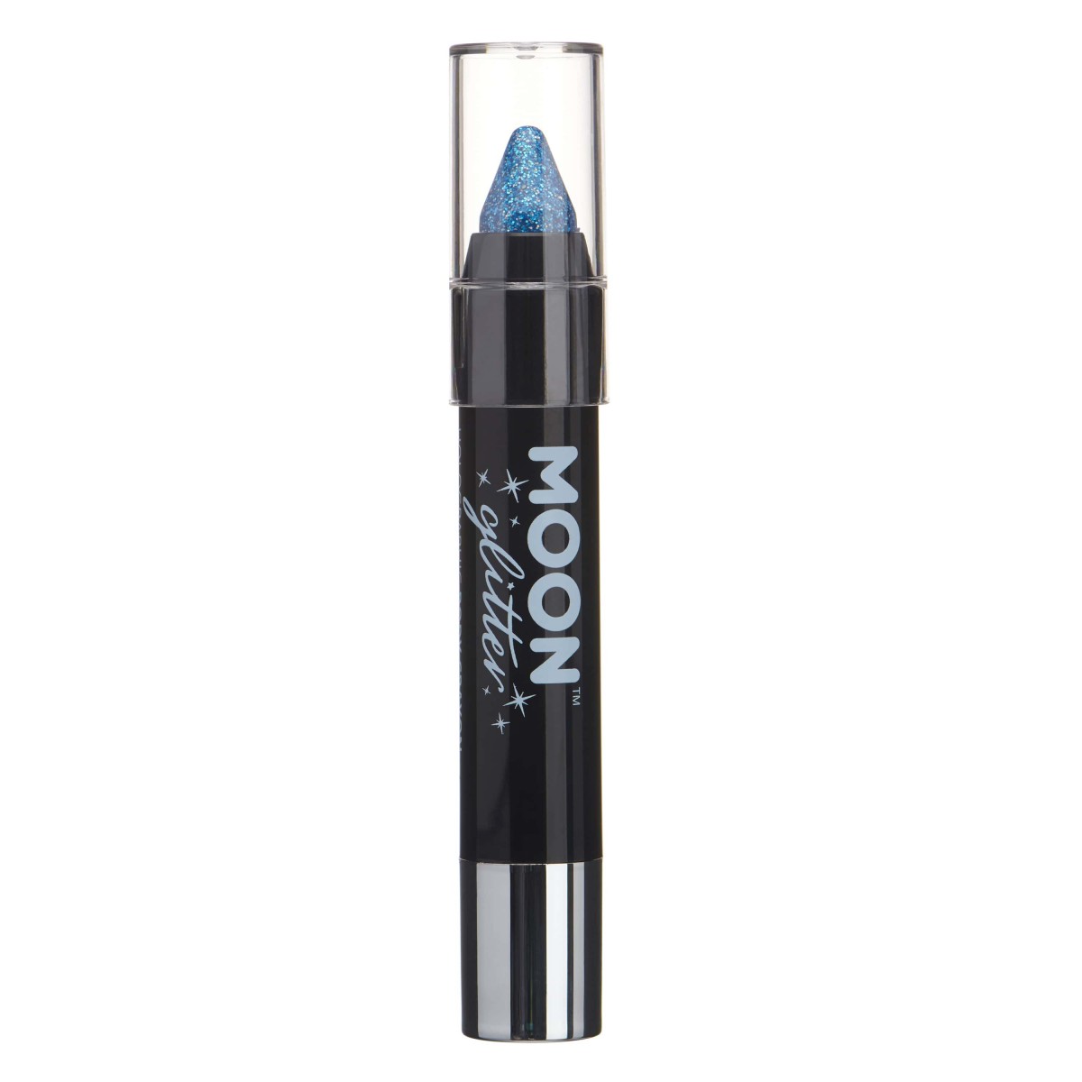 MOON CREATIONS G2 HOLOGRAPHIC GLITTER FACE & BODY CRAYON BLUE 3.2g