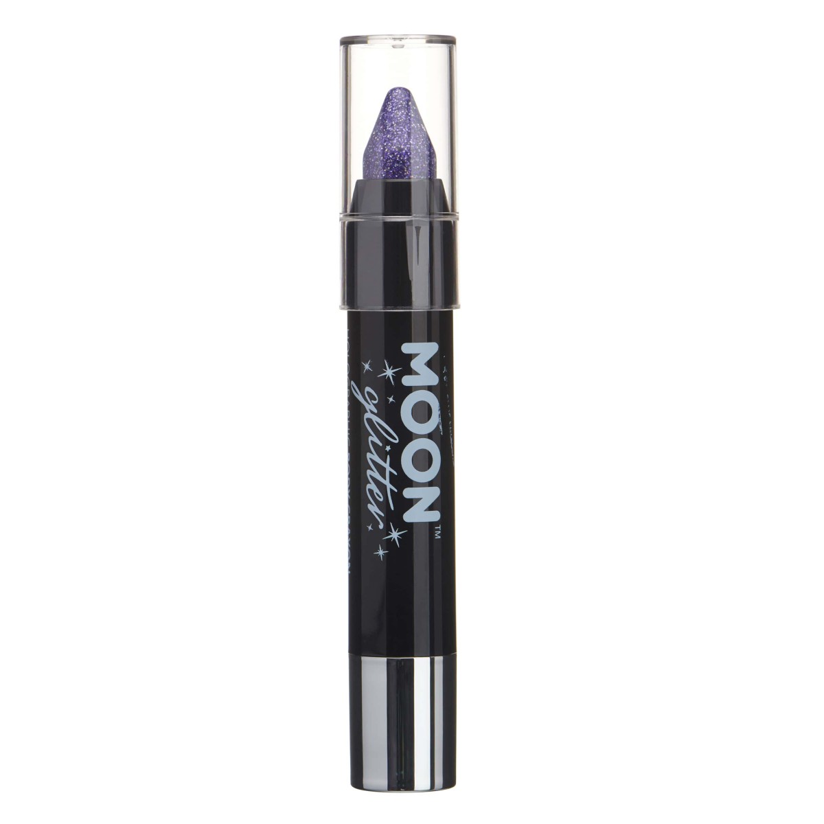 MOON CREATIONS G2 HOLOGRAPHIC GLITTER FACE & BODY CRAYON PURPLE 3.2g