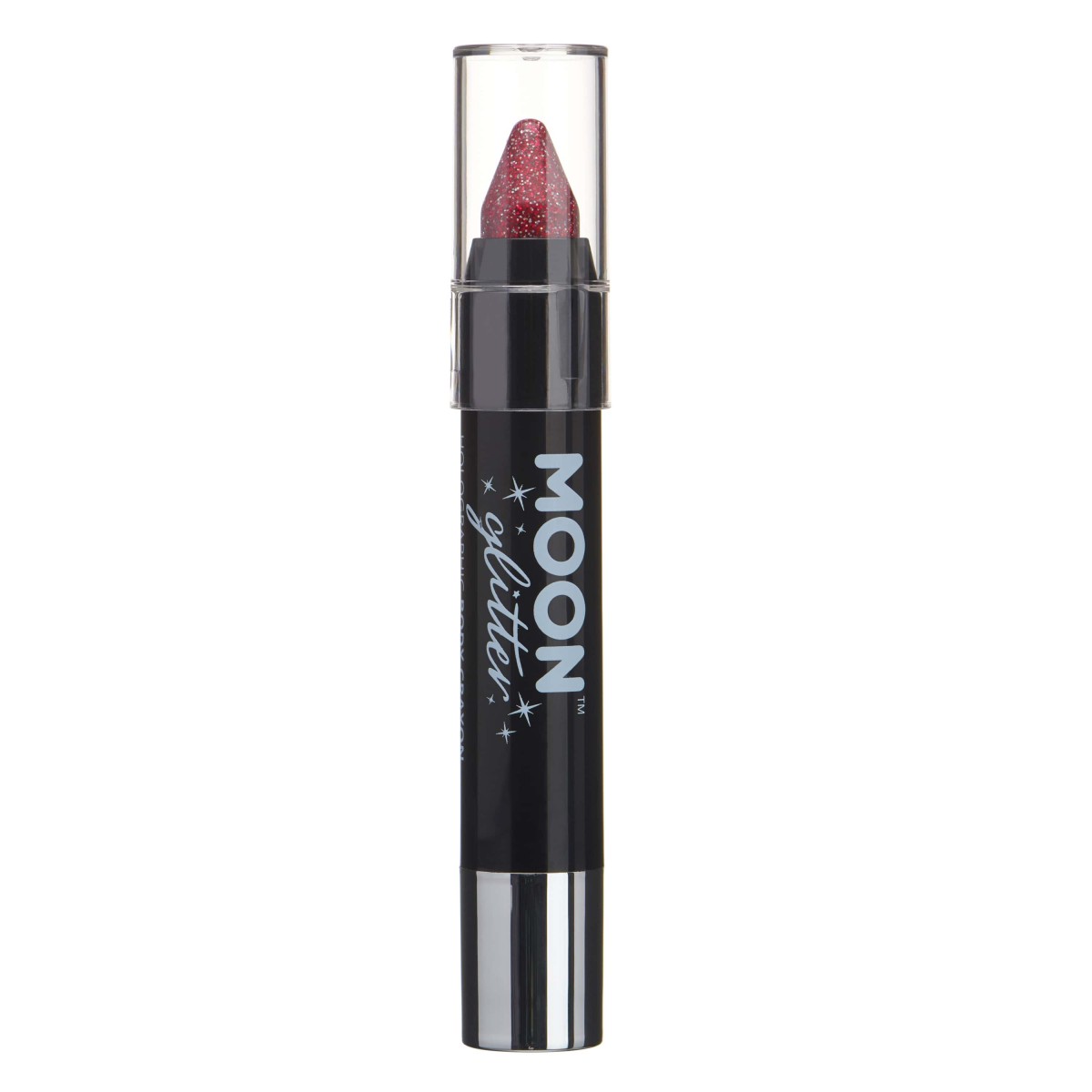 MOON CREATIONS G2 HOLOGRAPHIC GLITTER FACE & BODY CRAYON RED 3.2g