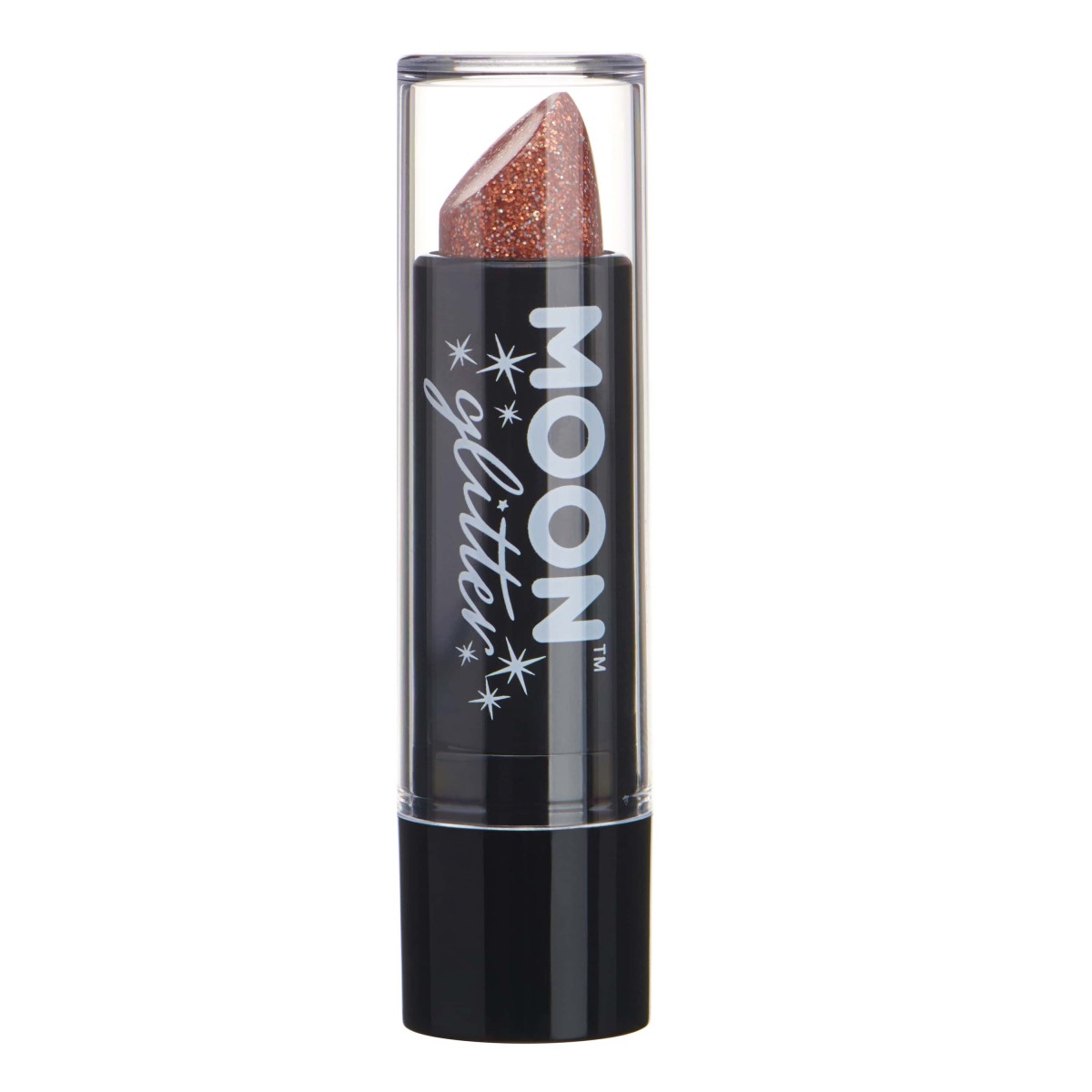 MOON CREATIONS G15 HOLOGRAPHIC GLITTER LIPSTICK ROSE GOLD 4.2g