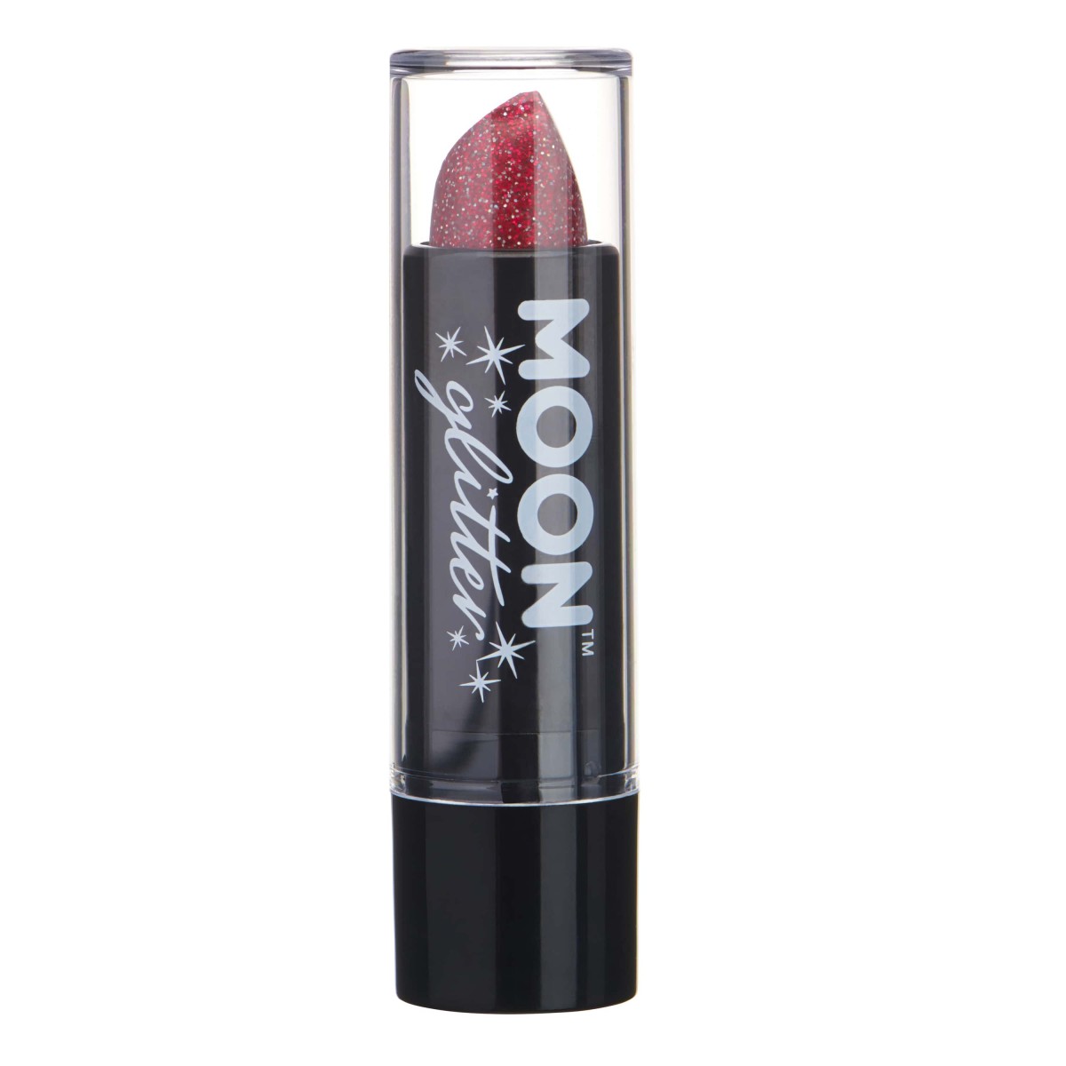 MOON CREATIONS G15 HOLOGRAPHIC GLITTER LIPSTICK RED 4.2g