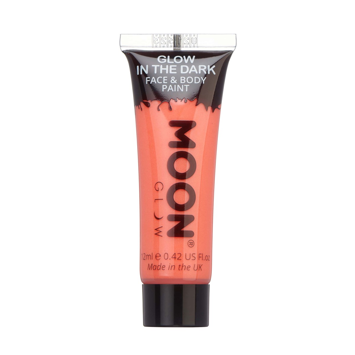 MOON CREATIONS M29 GLOW IN THE DARK FACE & BODY PAINT RED 12ml