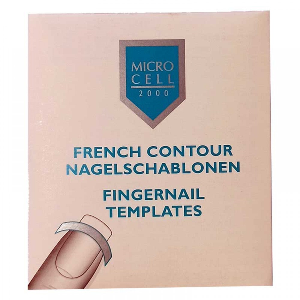MICRO CELL 2000 FRENCH MANICURE TIP GUIDES / ΧΑΡΤΑΚΙΑ ΓΑΛΛΙΚΟΥ ΜΑΝΙΚΙΟΥΡ