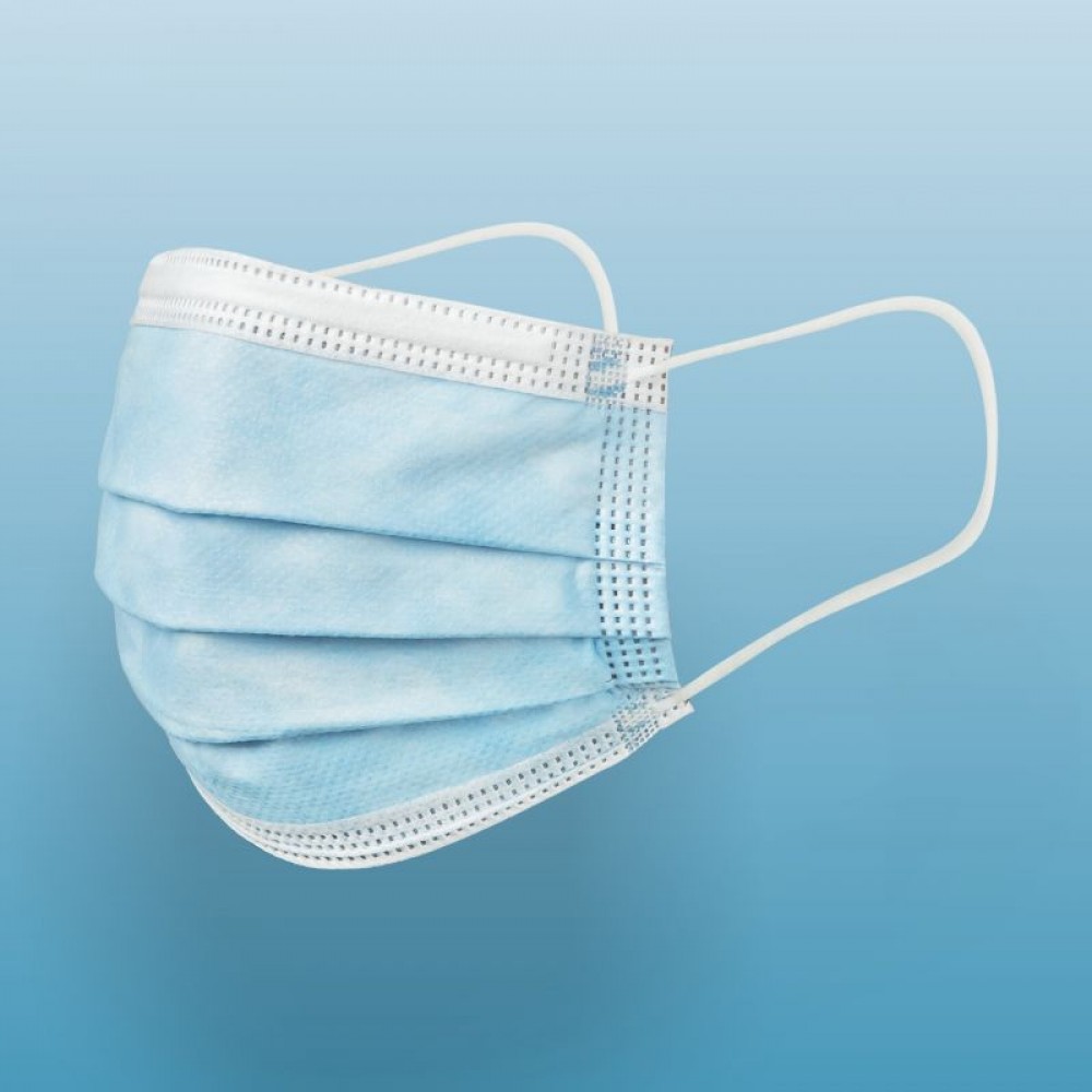 FACE MASK 3PLY TYPE II 50 TEM/ΚΟΥΤΙ PRC (>98% Bacterial Filtration)