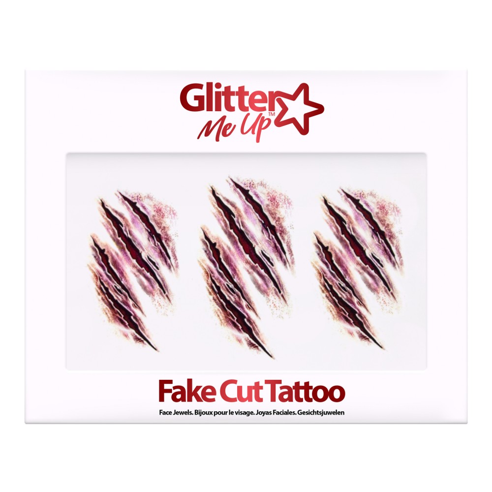 ΑΥΤΟΚΟΛΛΗΤΑ TATTOO - Fake Cut Tattoo