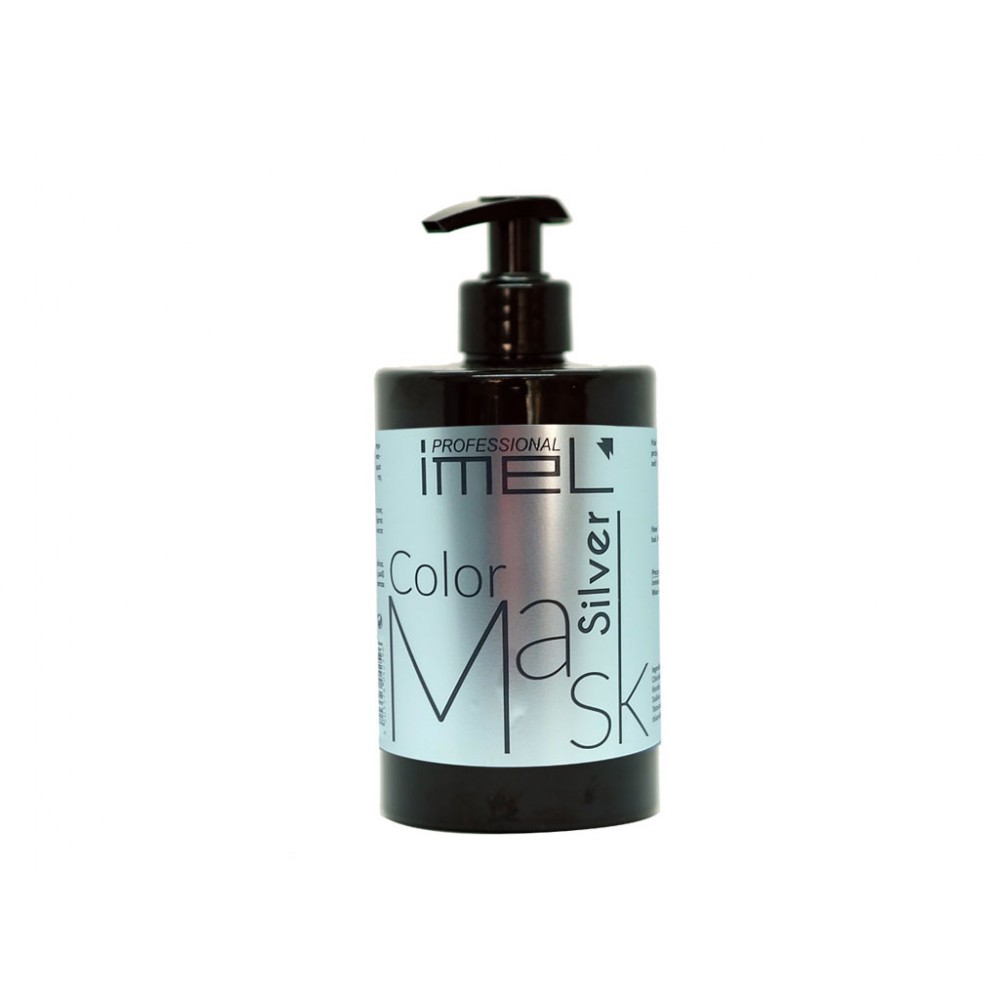 IMEL Μάσκα Μαλλιών  με Χρώμα - Silver 500ml